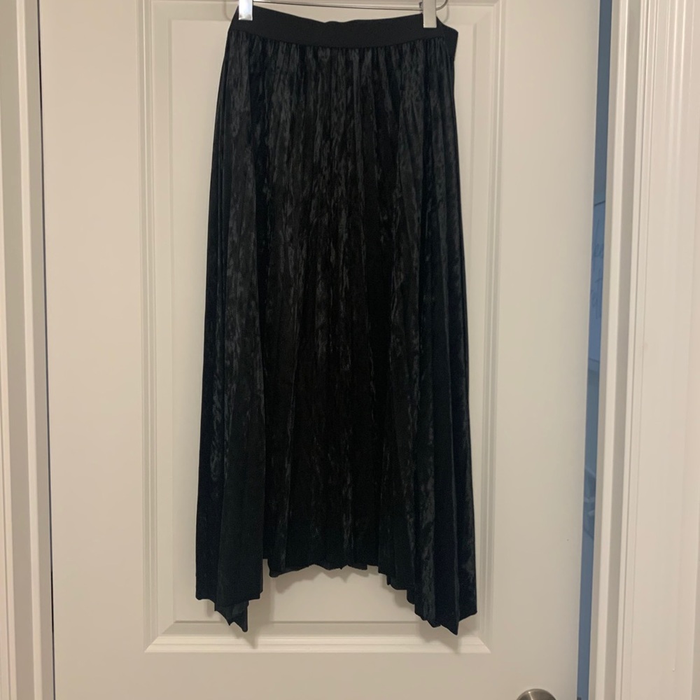 Black Velvet Skirt